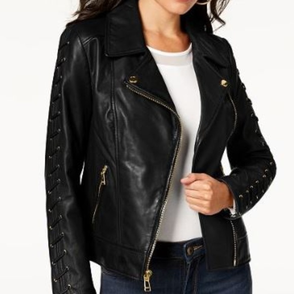 Guess Jackets & Blazers - HP NWT Guess Moto Leather Jacket